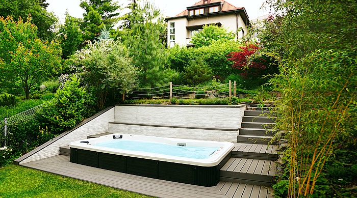 Spa de nage Mono-Zone